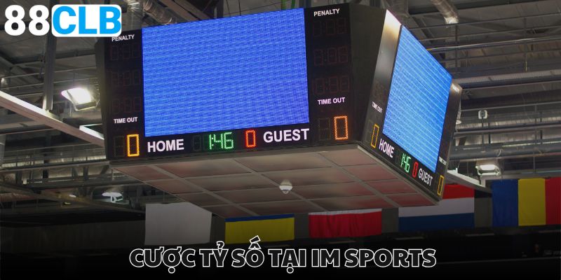 Cược tỷ số là nơi đem lại nhiều lợi nhuận tại IM sports